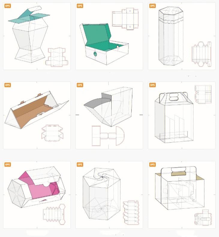 紙箱包裝設(shè)計(jì)中的刀模圖 從禮盒到糖果盒的平面圖與泡梯工藝解析